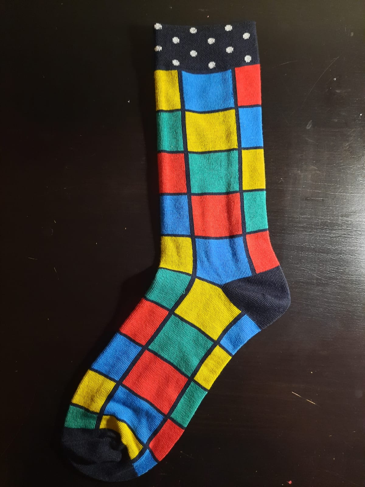 Colorful Squares - Crew and Ankle Socks