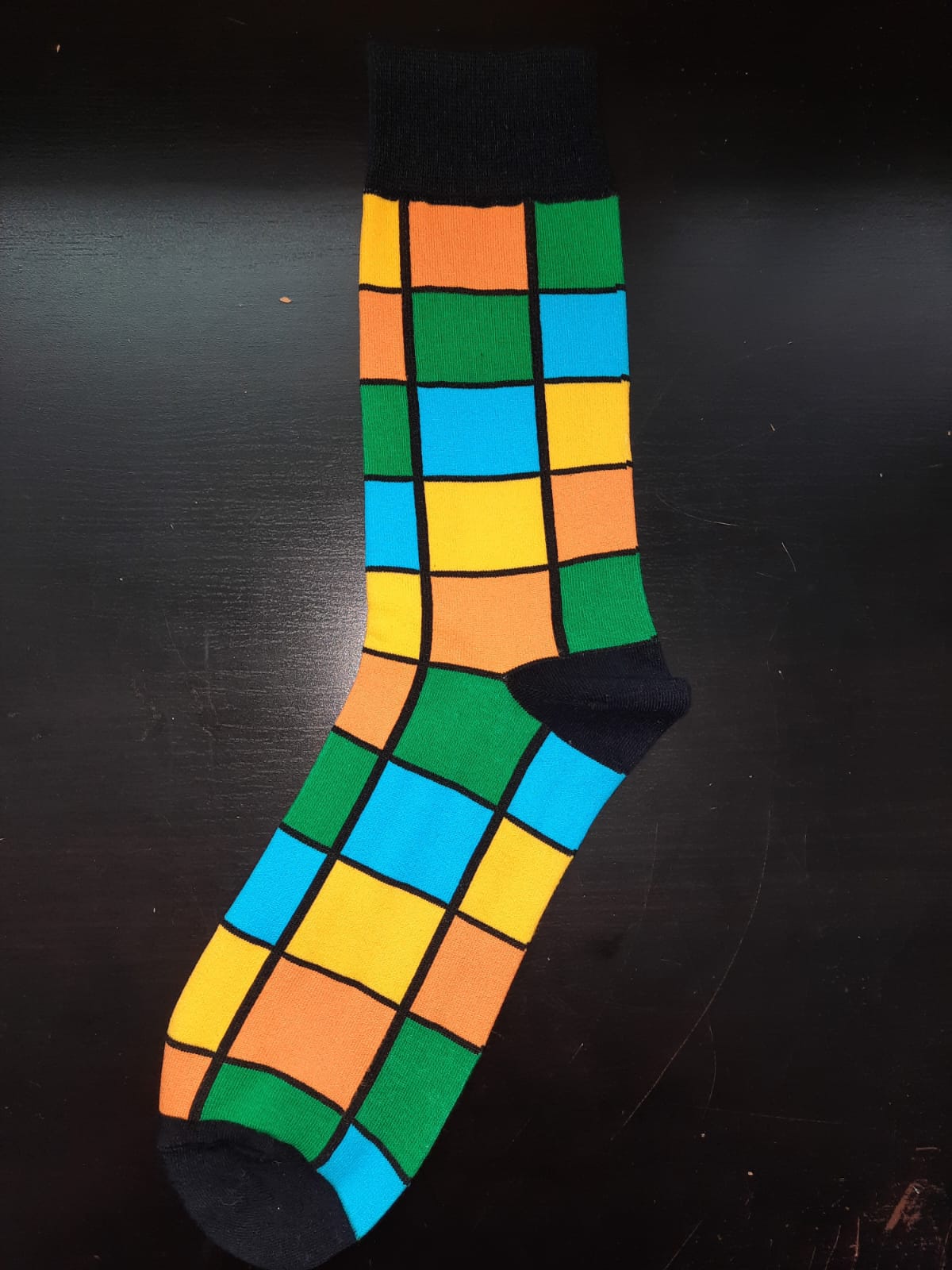 Colorful Squares - Crew and Ankle Socks