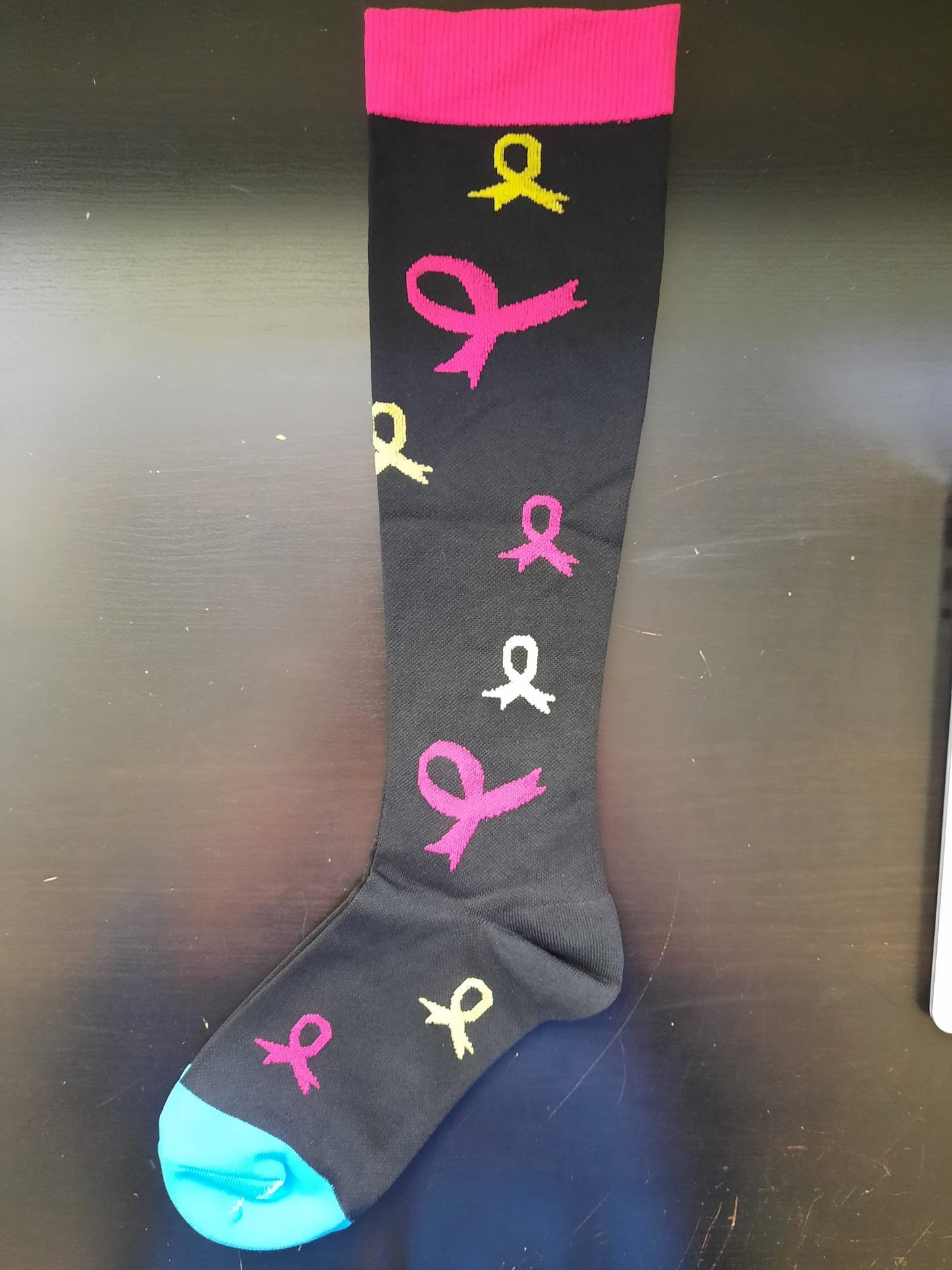 Compression Socks - Black - Ribbons