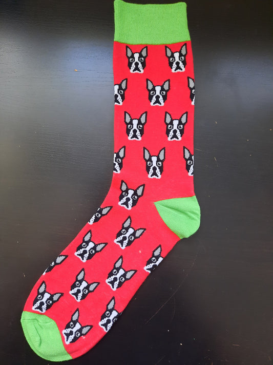Boston Terrier Dog Socks