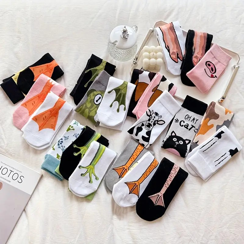 Animal Leg Sock Collection