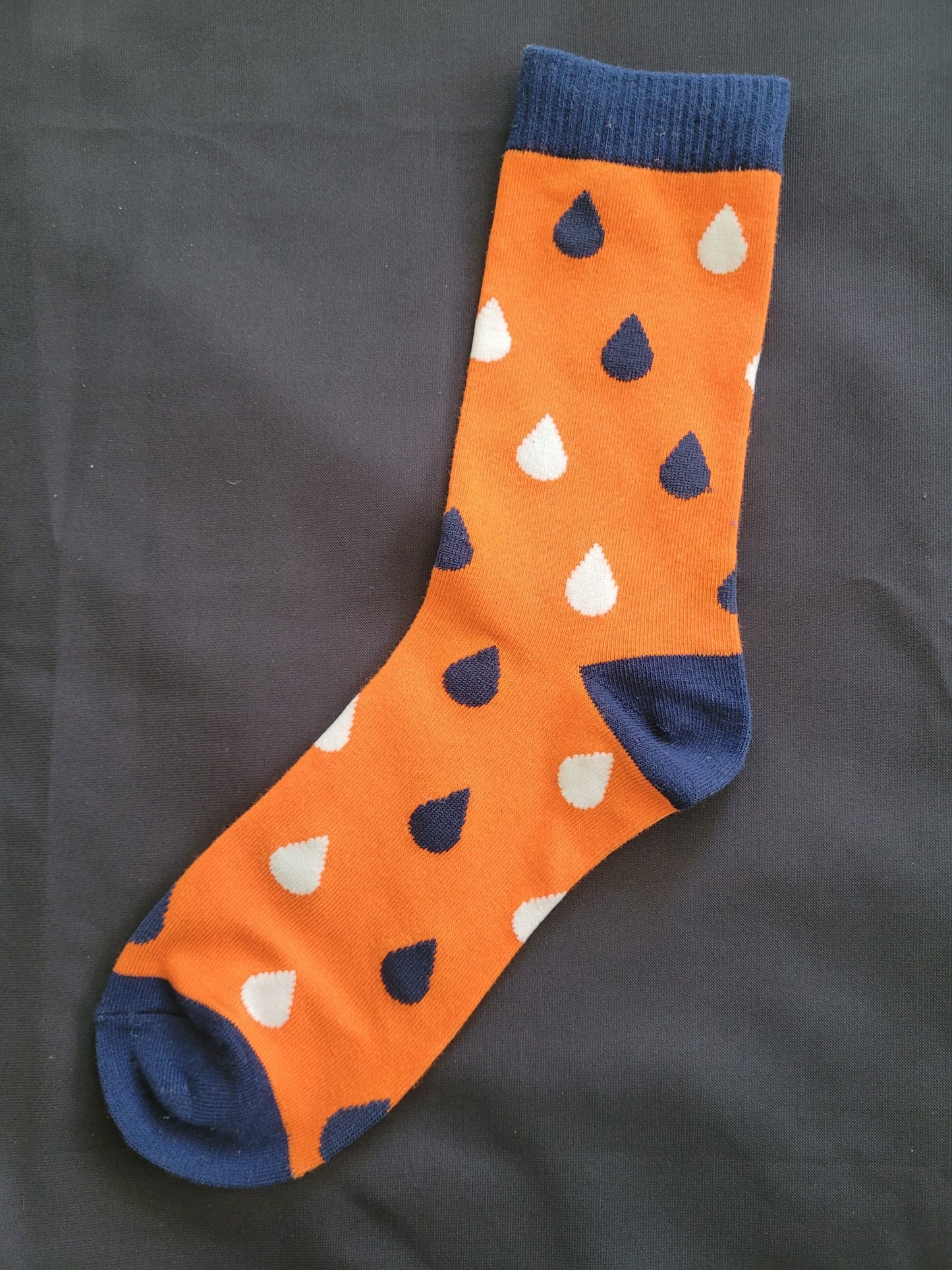 Oil Drop Orange Socks